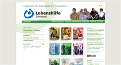 Desktop Screenshot of lebenshilfe-sw.de