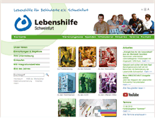 Tablet Screenshot of lebenshilfe-sw.de